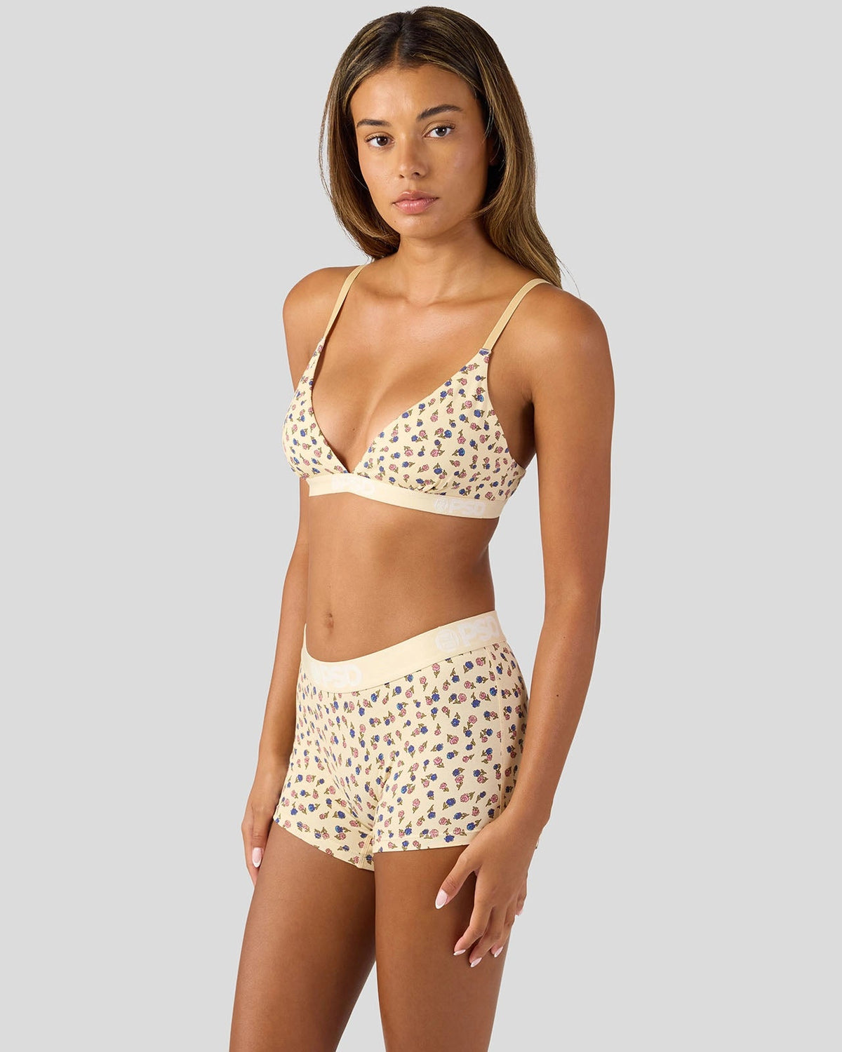 Women|Sale Modal - Western Ditzy - Triangle Bralette - Modal | PSD