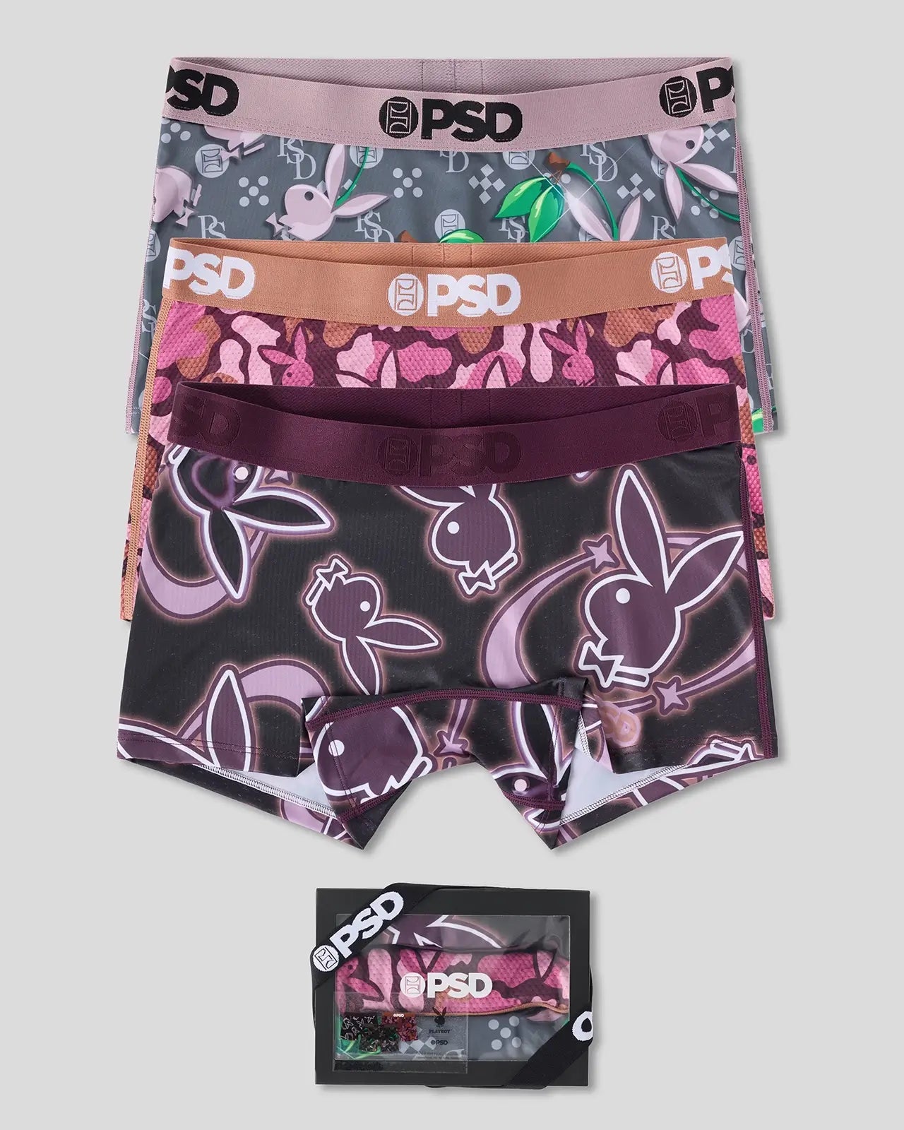 Women 3 Pack - Playboy Tumble - Boy Short | PSD