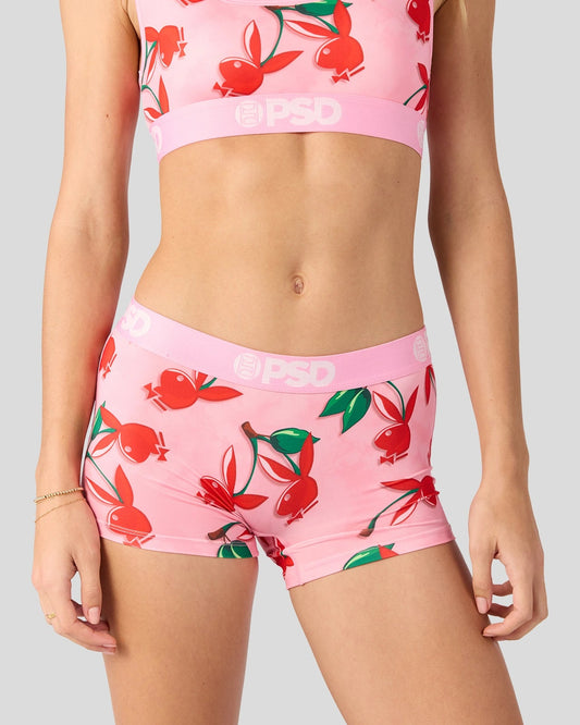 Women Playboy - Cherry Love - Boy Short | PSD
