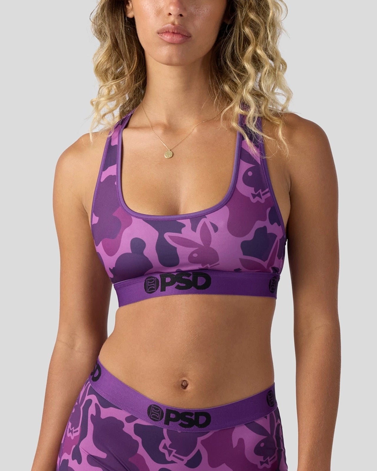 Women|Sale 3 Pack - Playboy Purp - Sports Bra | PSD