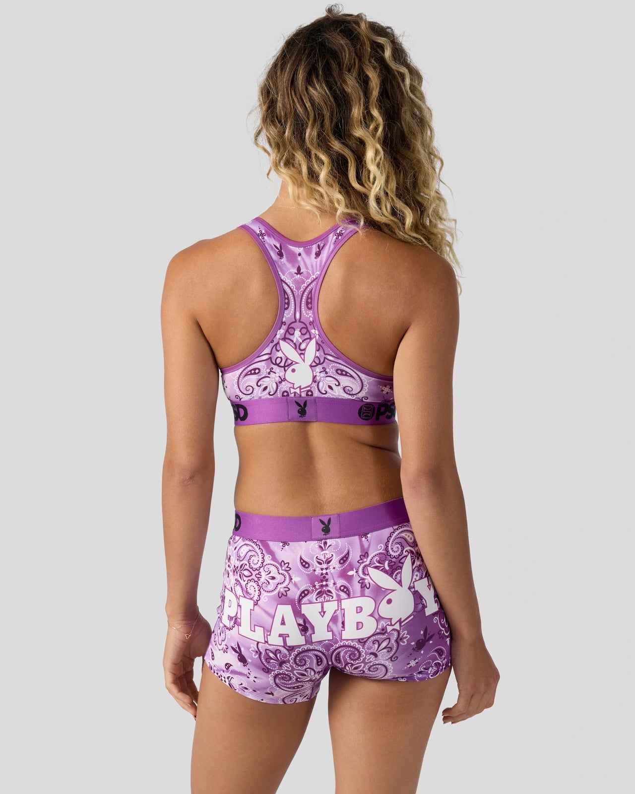 Women|Sale 3 Pack - Playboy Purp - Sports Bra | PSD