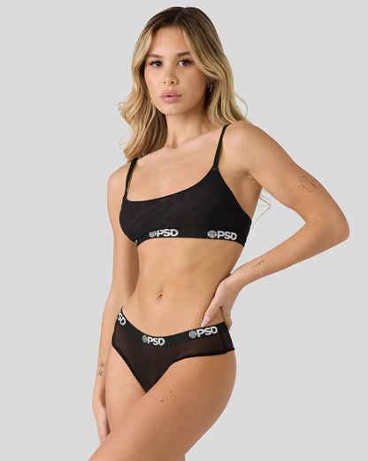 Women Mesh - Black Tonal - Cheeky - Mesh | PSD