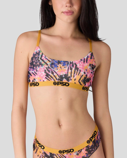 Women|Sale Mesh - Vibin Snake - Scoop Bralette - Mesh | PSD