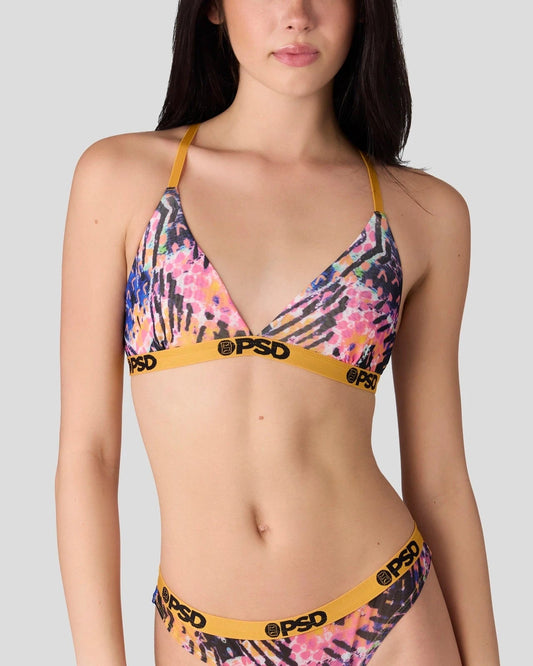 Women|Sale Mesh - Vibin Snake - Triangle Bralette - Mesh | PSD