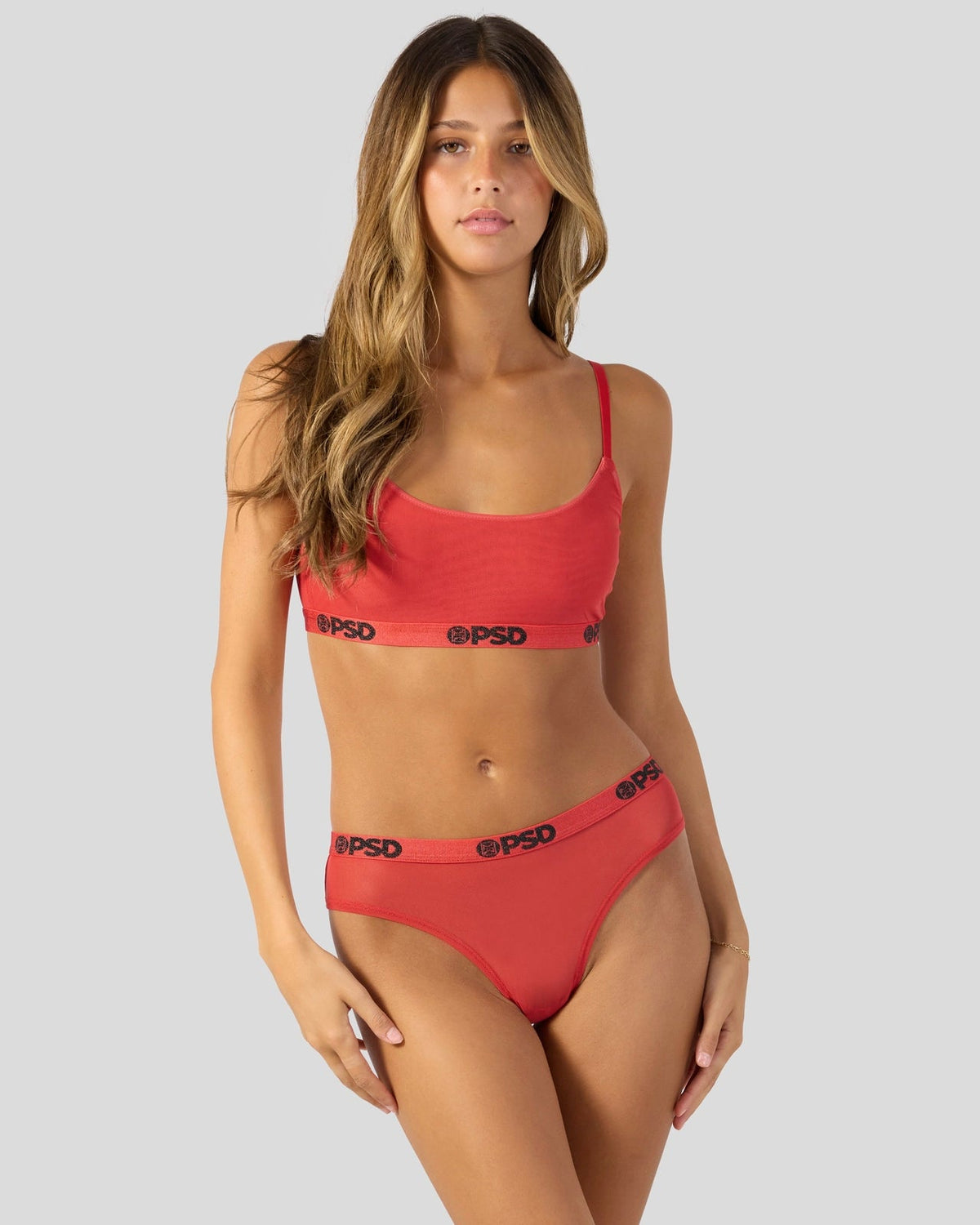 Women|Sale Mesh - Solid Red - Cheeky - Mesh | PSD