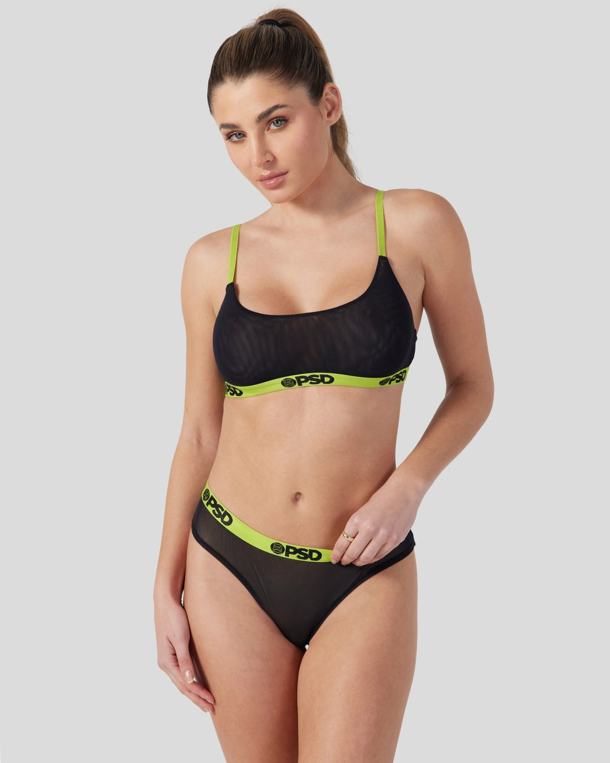 Women|Sale Mesh - Solid Black - Cheeky - Mesh | PSD