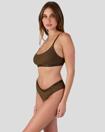 Women|Sale Mesh - Solid Coco - Cheeky - Mesh | PSD