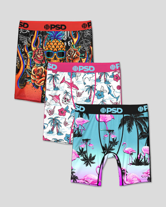 Youth 3 Pack - Tropico Vibes - Youth Underwear | PSD