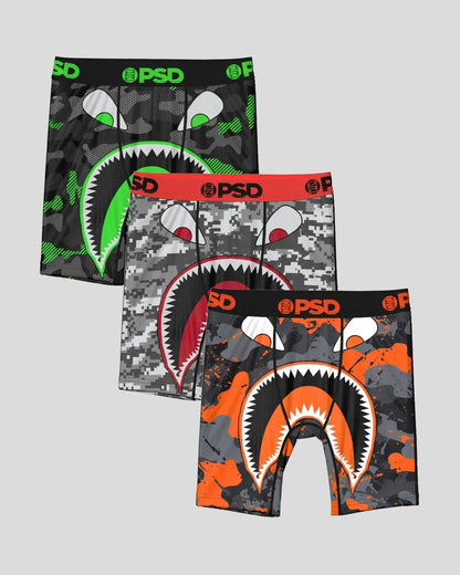 Youth 3 Pack - Warface Camo Ops - Youth Underwear | PSD