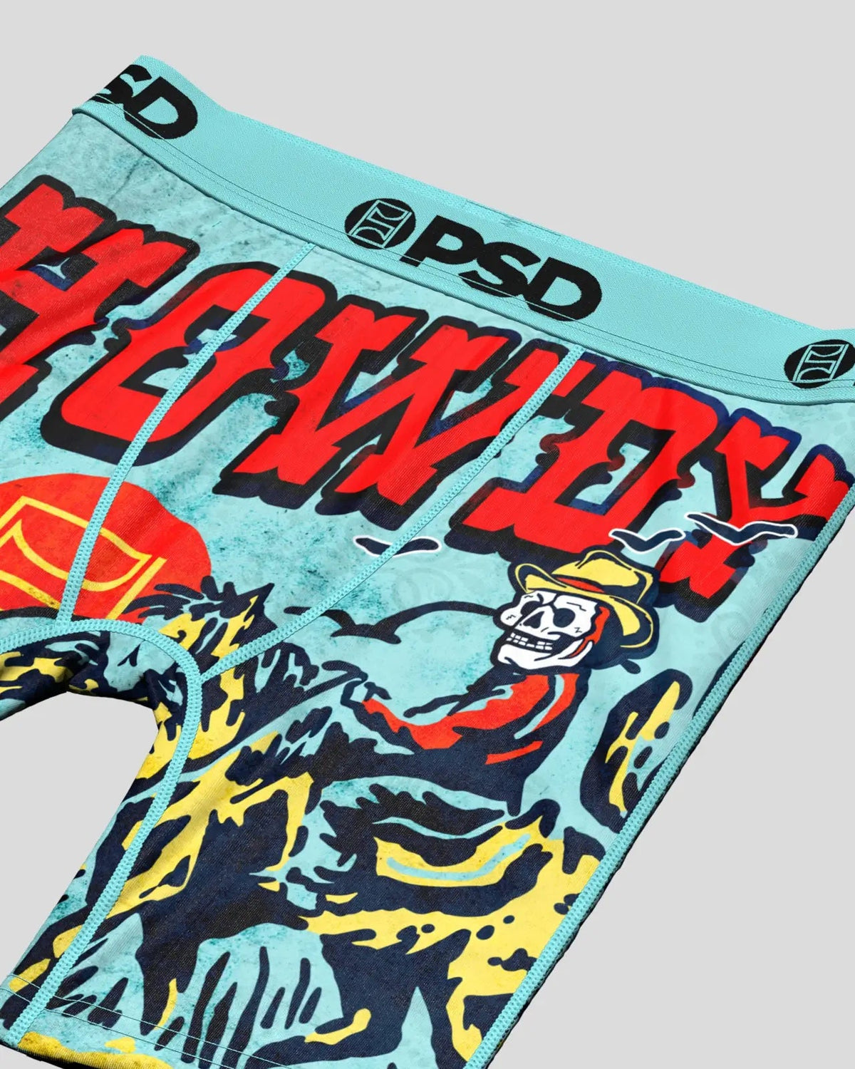 Youth Howdy Teal - Youth Underwear | PSD
