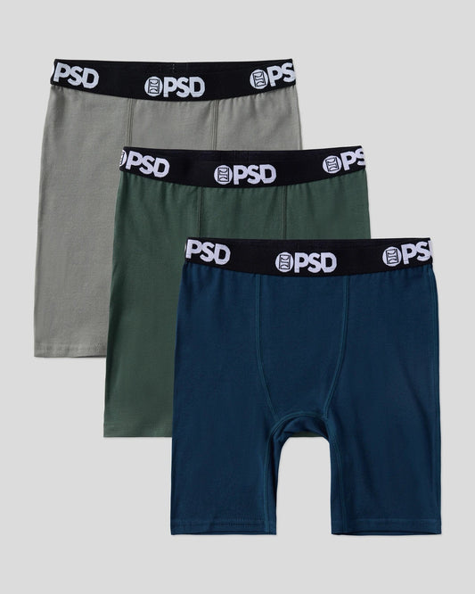Youth Solids 3 Pack - Night - Youth Underwear - Cotton | PSD