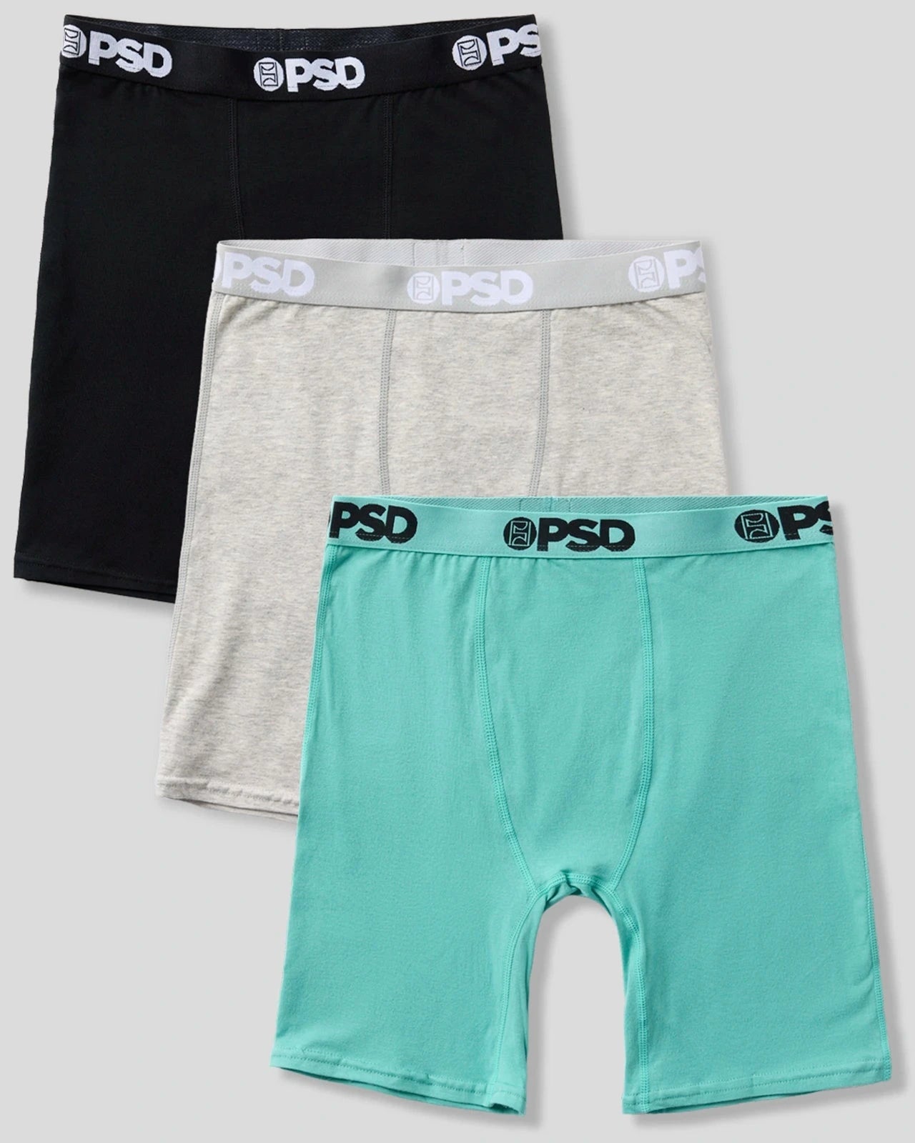 Youth Solid 3 Pack - Sea - Youth Underwear - Cotton | PSD