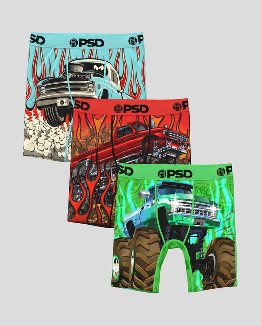 Youth 3 Pack - Big Wheels - Youth Underwear | PSD