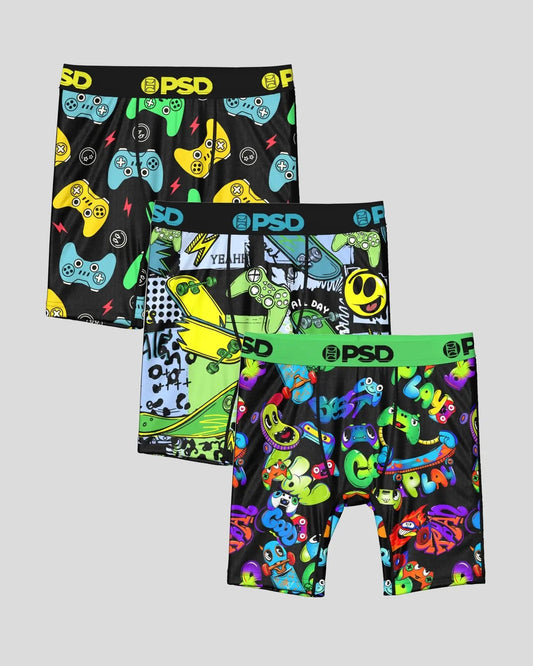Youth 3 Pack - Gamer Hype - Youth Underwear | PSD
