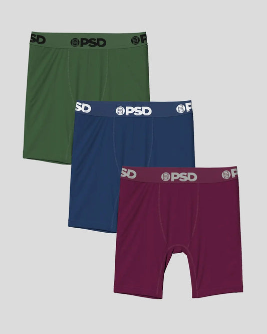 Youth Solids 3 Pack - Dark - Youth Underwear - Cotton | PSD