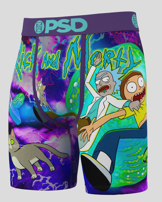 Men Rick and Morty - Purple Days - Standard Length | PSD