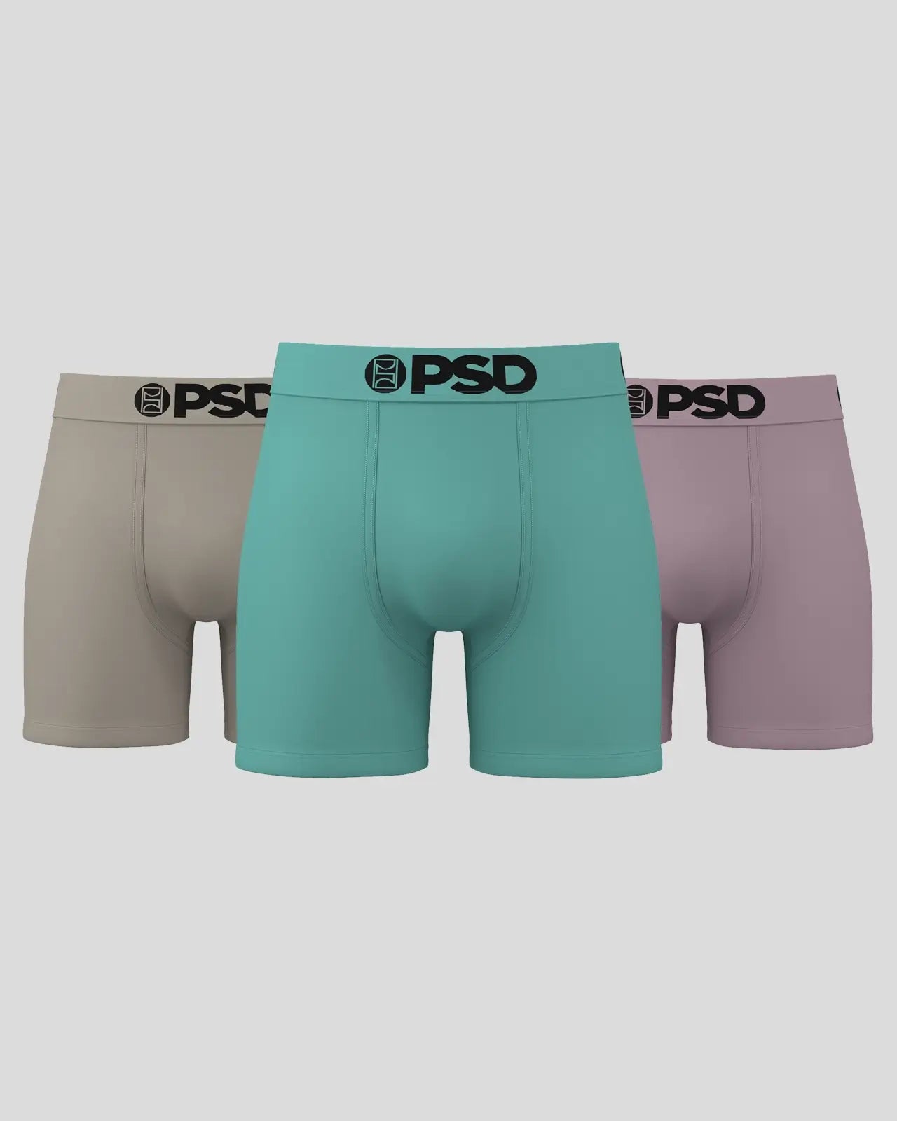 Men Solids 3 Pack - Essentials - Mid Length - Cotton | PSD