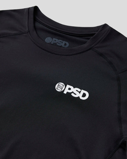 Men Compression Tee Short Sleeve - Black - Compression Tee | PSD