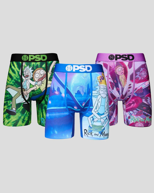 Men 3 Pack - Rick and Morty Portal - Standard Length | PSD