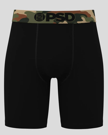 Men Solids - Army Black - Standard Length - Cotton | PSD