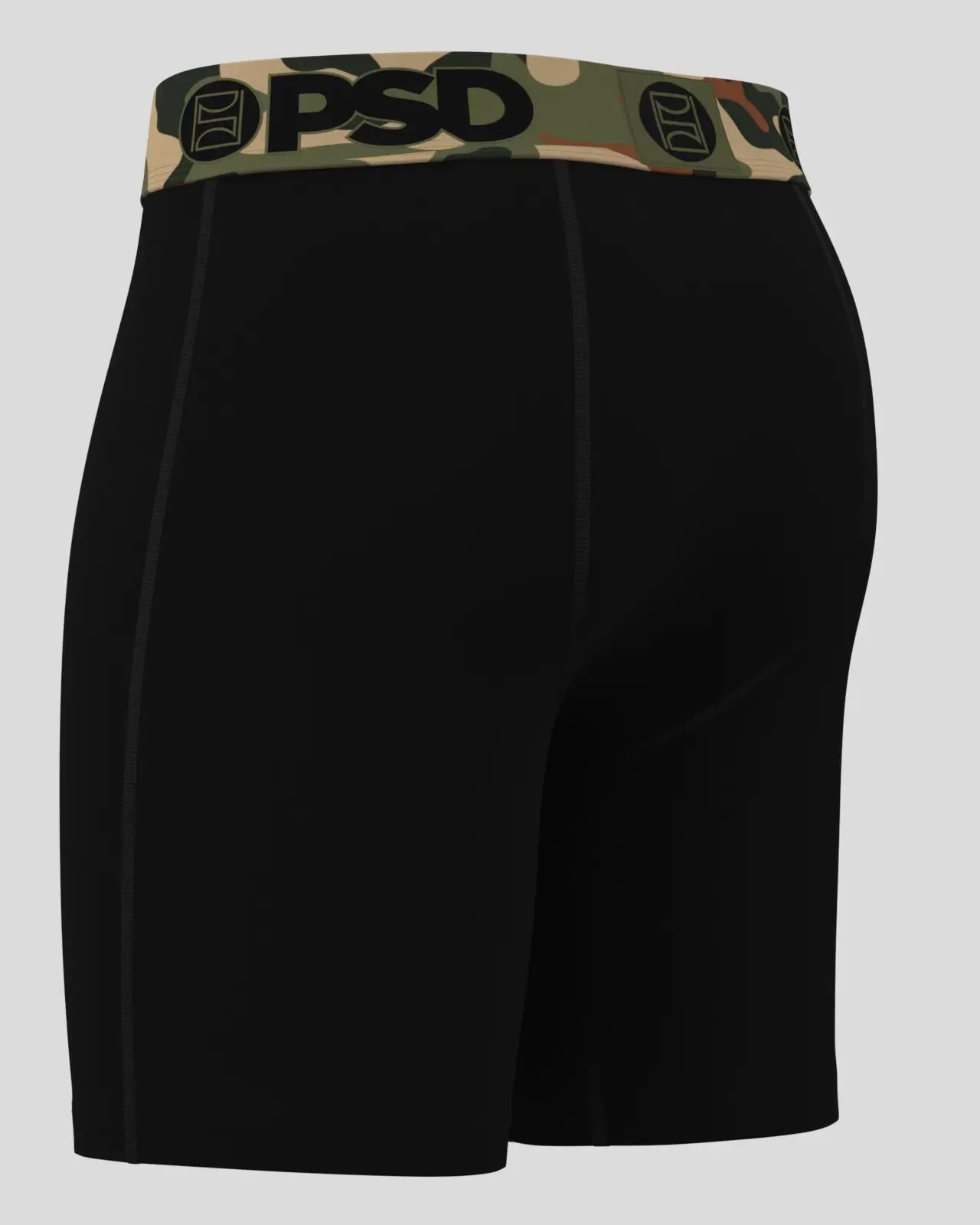 Men Solids - Army Black - Standard Length - Cotton | PSD