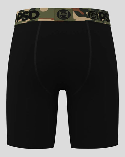 Men Solids - Army Black - Standard Length - Cotton | PSD