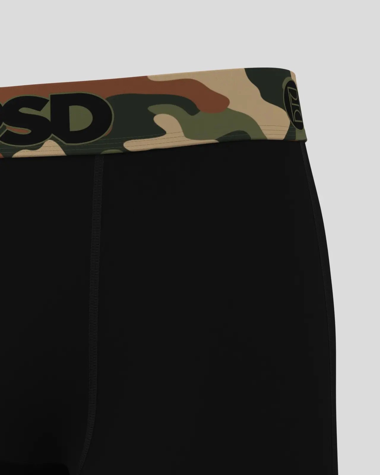 Men Solids - Army Black - Standard Length - Cotton | PSD