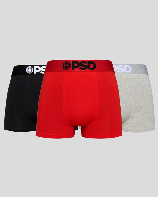 Men Solids 3 Pack - Heat - Trunk - Cotton | PSD