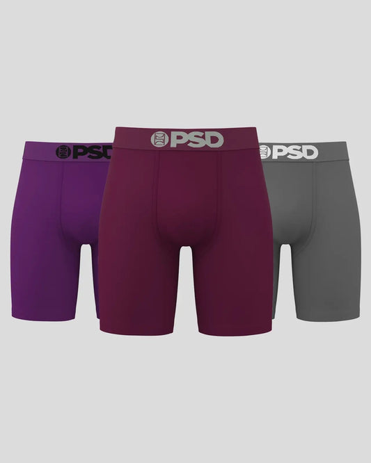 Men|Sale Solids 3 Pack - Deep Noir - Standard Length - Cotton | PSD