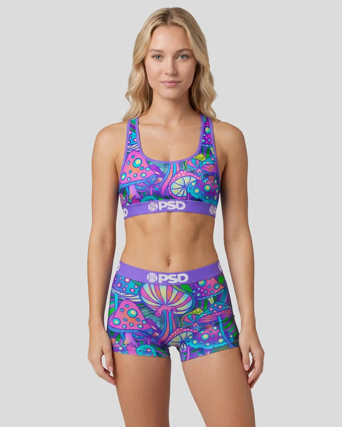 Women Shroom Spiral - Sports Bra | PSD