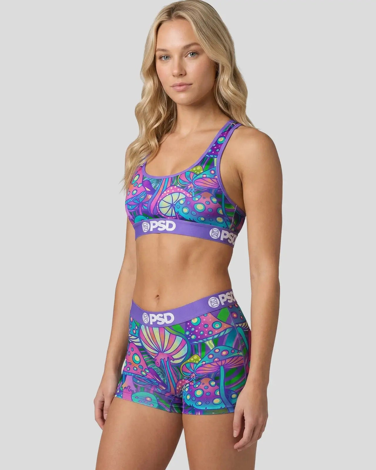 Women Shroom Spiral - Sports Bra | PSD