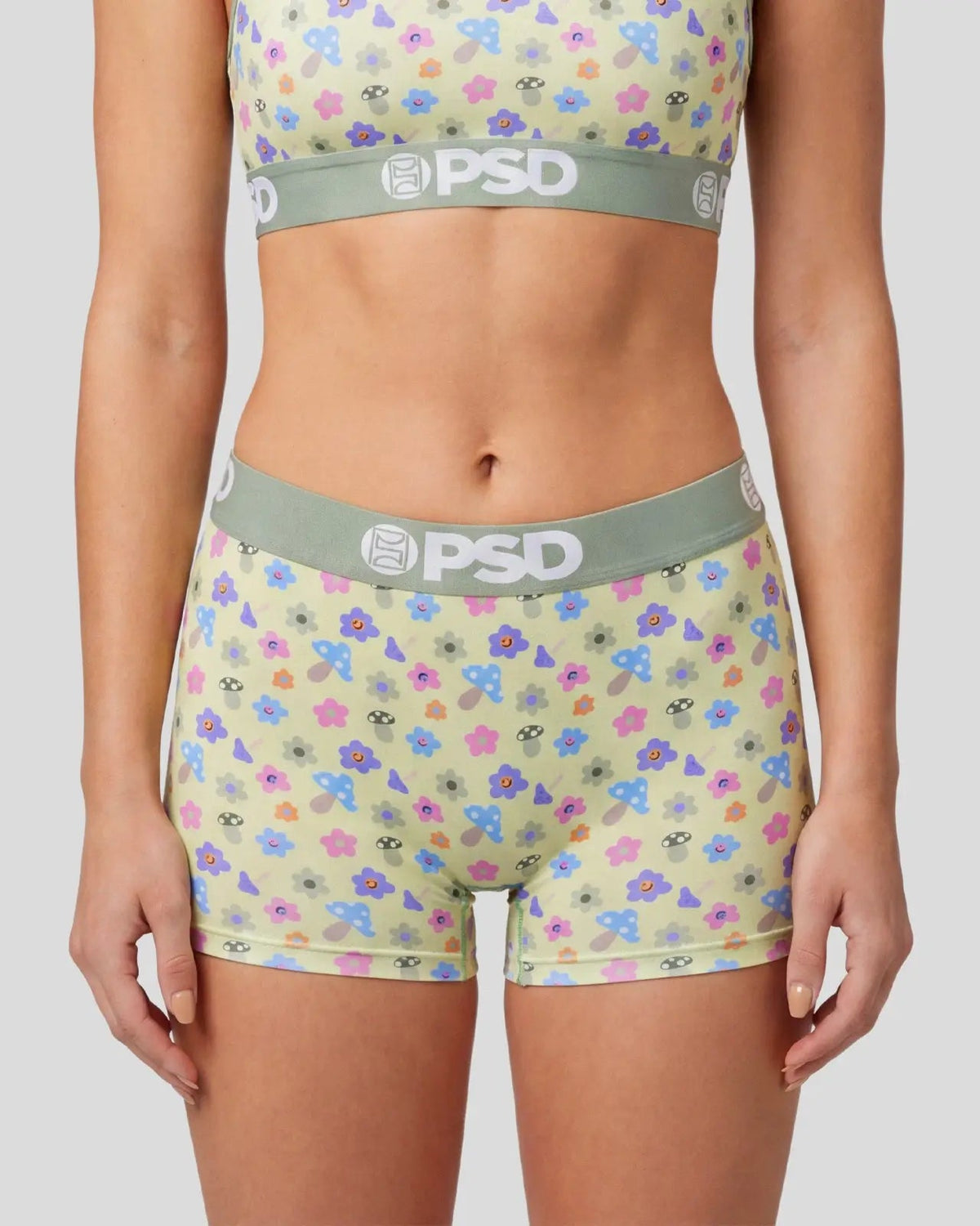 Women Ditzy Shrooms - Boy Short | PSD