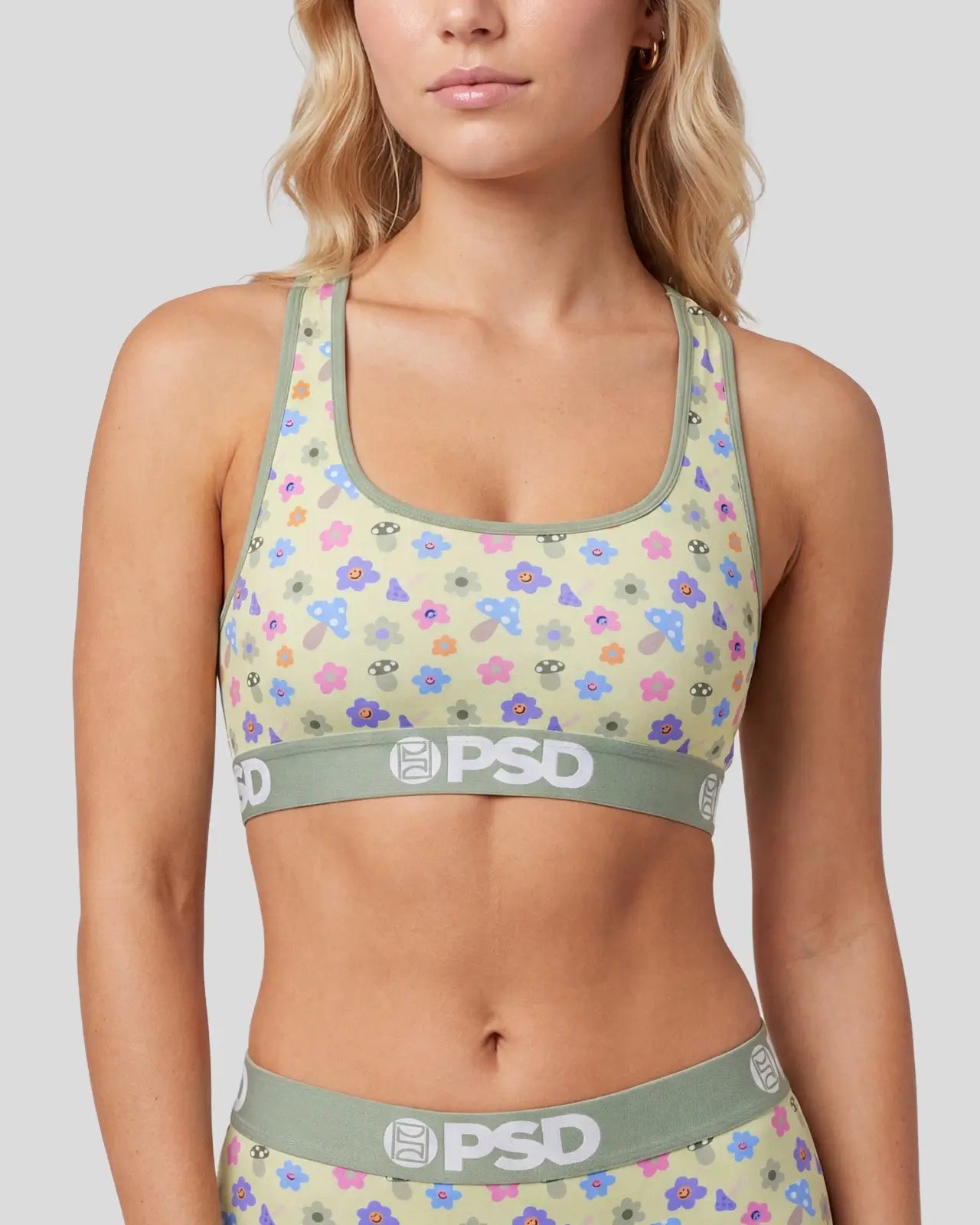 Women Ditzy Shrooms - Sports Bra | PSD