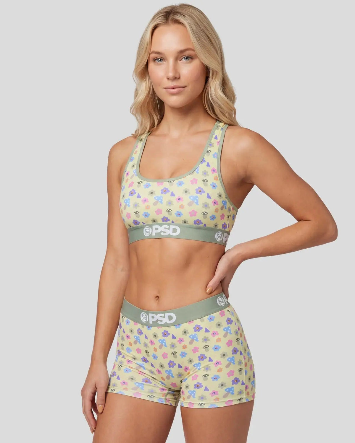 Women Ditzy Shrooms - Sports Bra | PSD