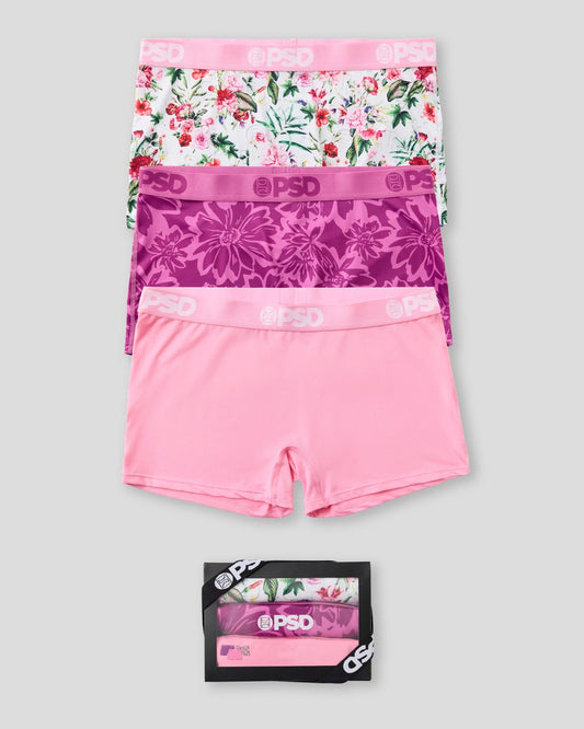 Women 3 Pack - Floral Bliss - Boy Short | PSD