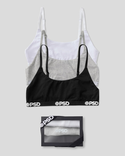 Women Modal 3 Pack - Everyday Solids - Scoop Bralette - Modal | PSD