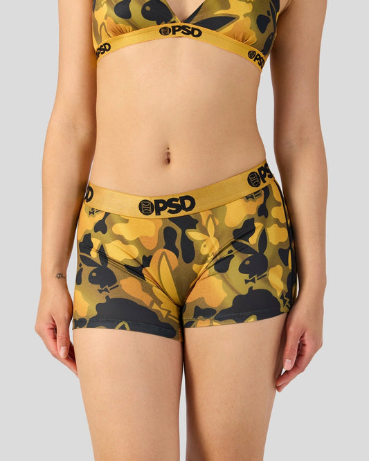 Women|Sale Playboy - Silk Gold - Boy Short | PSD