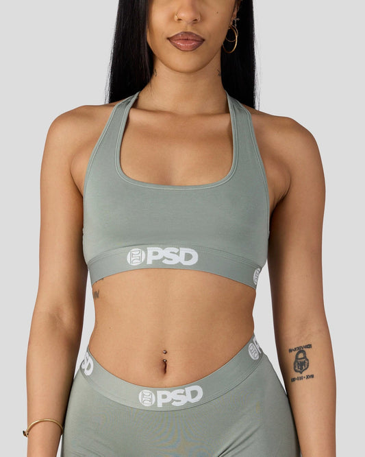 Women|Sale Modal Solids - Sage - Sports Bra - Modal | PSD