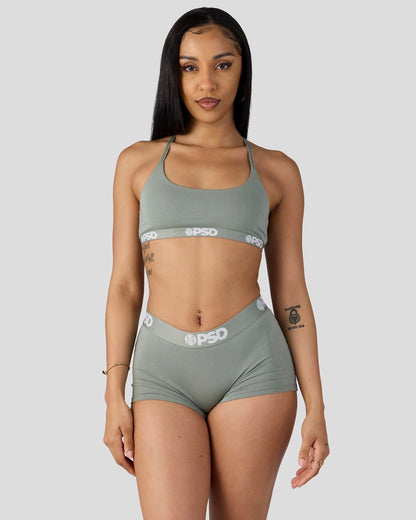 Women|Sale Modal Solids - Sage - Scoop Bralette - Modal | PSD
