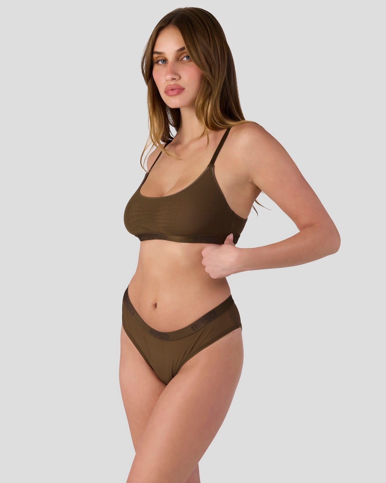 Women|Sale Mesh - Solid Coco - Scoop Bralette - Mesh | PSD