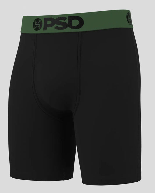 Men|Sale Solids - Black Green - Standard Length - Cotton | PSD