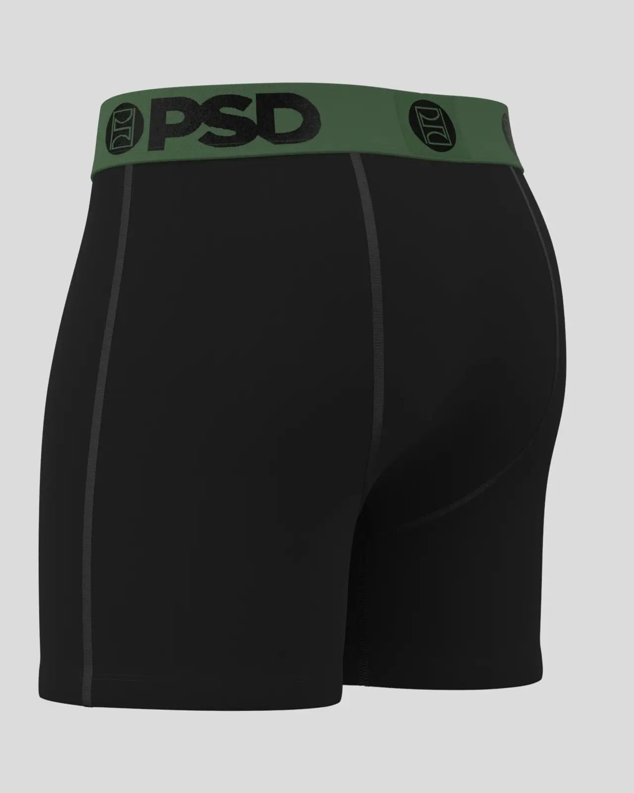 Men|Sale Solids - Black Green - Mid Length - Cotton | PSD