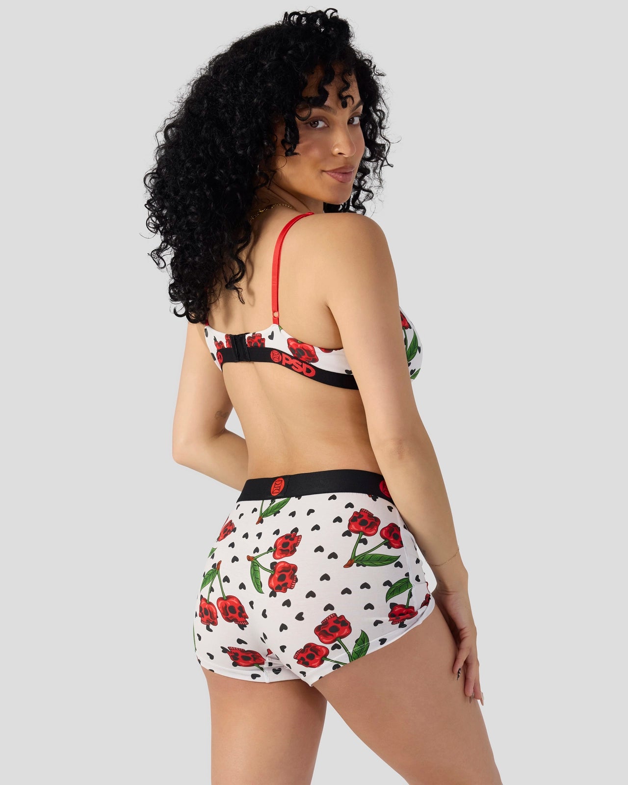 Women|Sale Modal - Cherry Skullz - Triangle Bralette - Modal | PSD