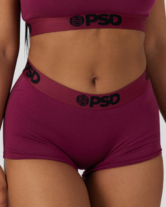 Women|Sale Modal Solids - Almandine - Boy Short - Modal | PSD