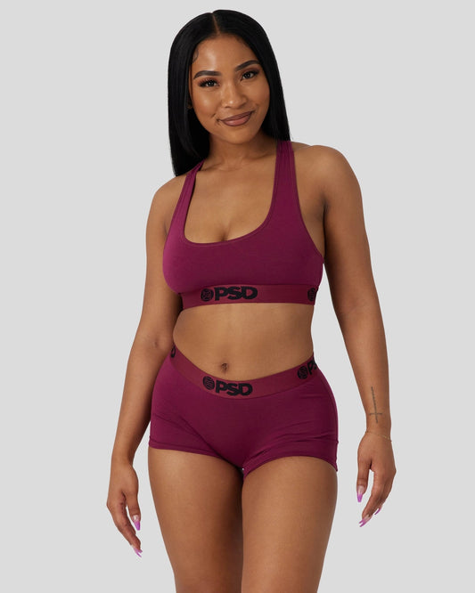 Women|Sale Modal Solids - Almandine - Boy Short - Modal | PSD