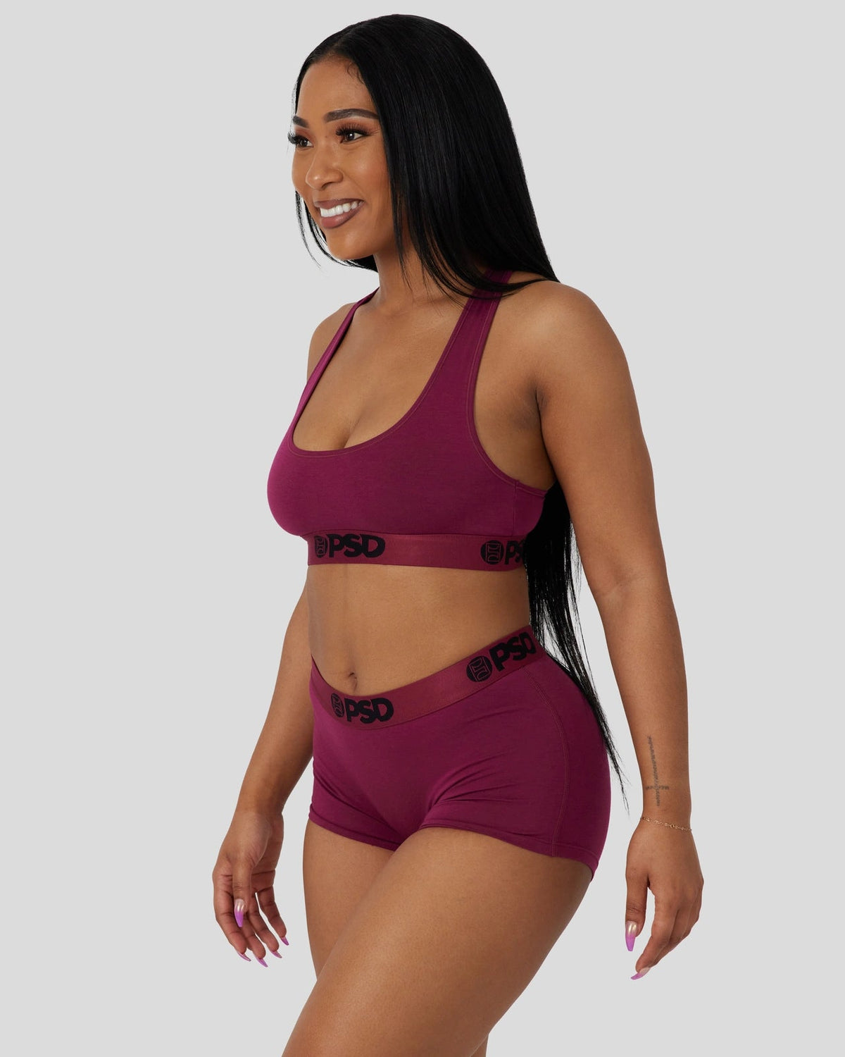 Women|Sale Modal Solids - Almandine - Boy Short - Modal | PSD