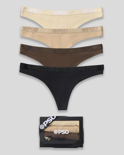 Women|Sale Modal 4 Pack - Essentials - Thong - Modal | PSD