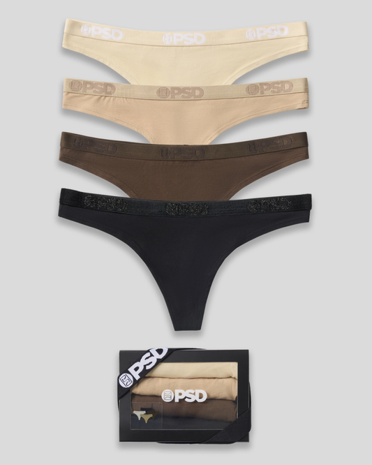 Women|Sale Modal 4 Pack - Essentials - Thong - Modal | PSD