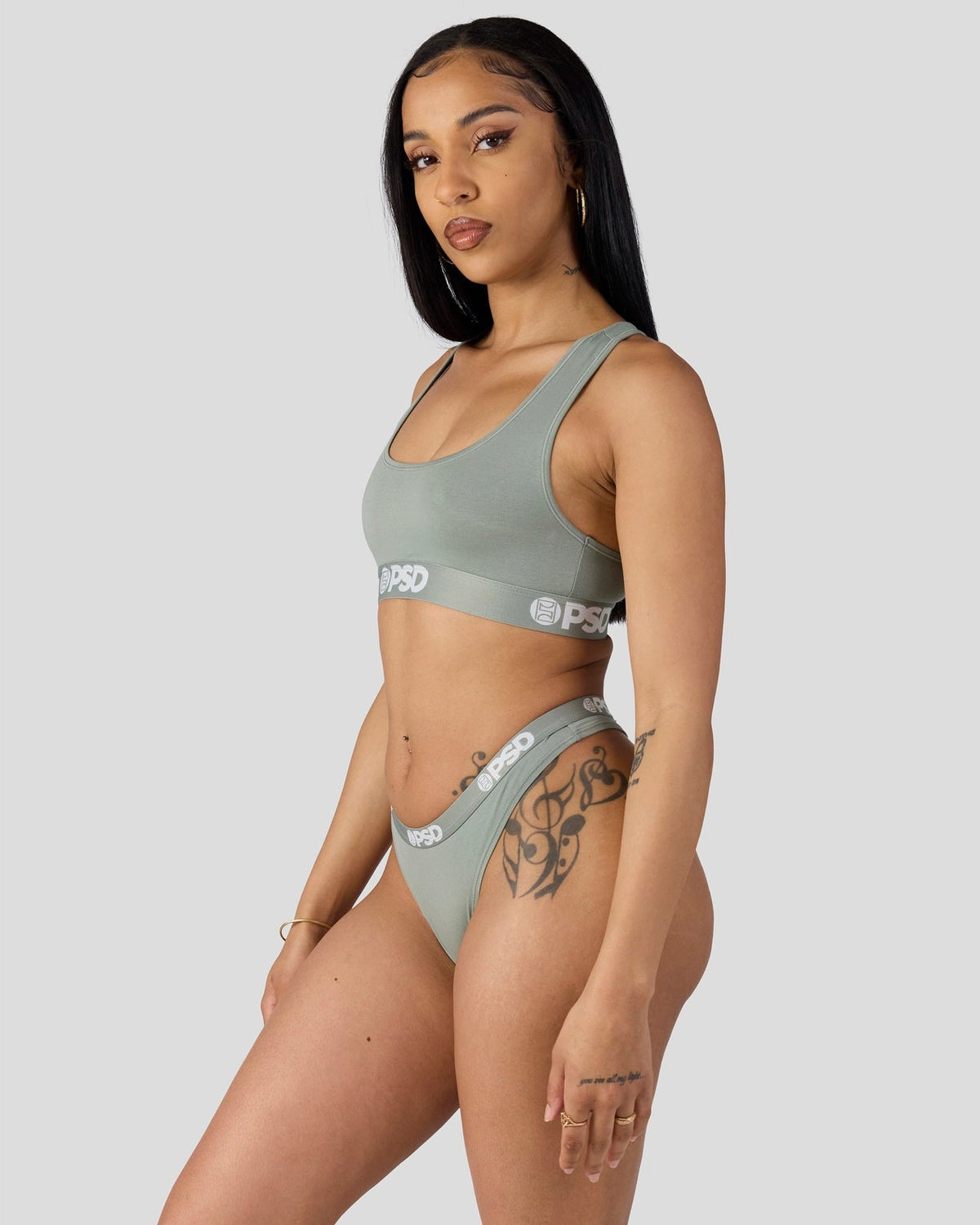 Women Modal Solids - Sage - Thong - Modal | PSD