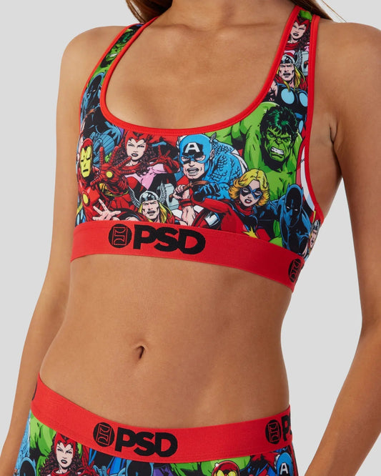 Sale Avengers Sports Bra | PSD